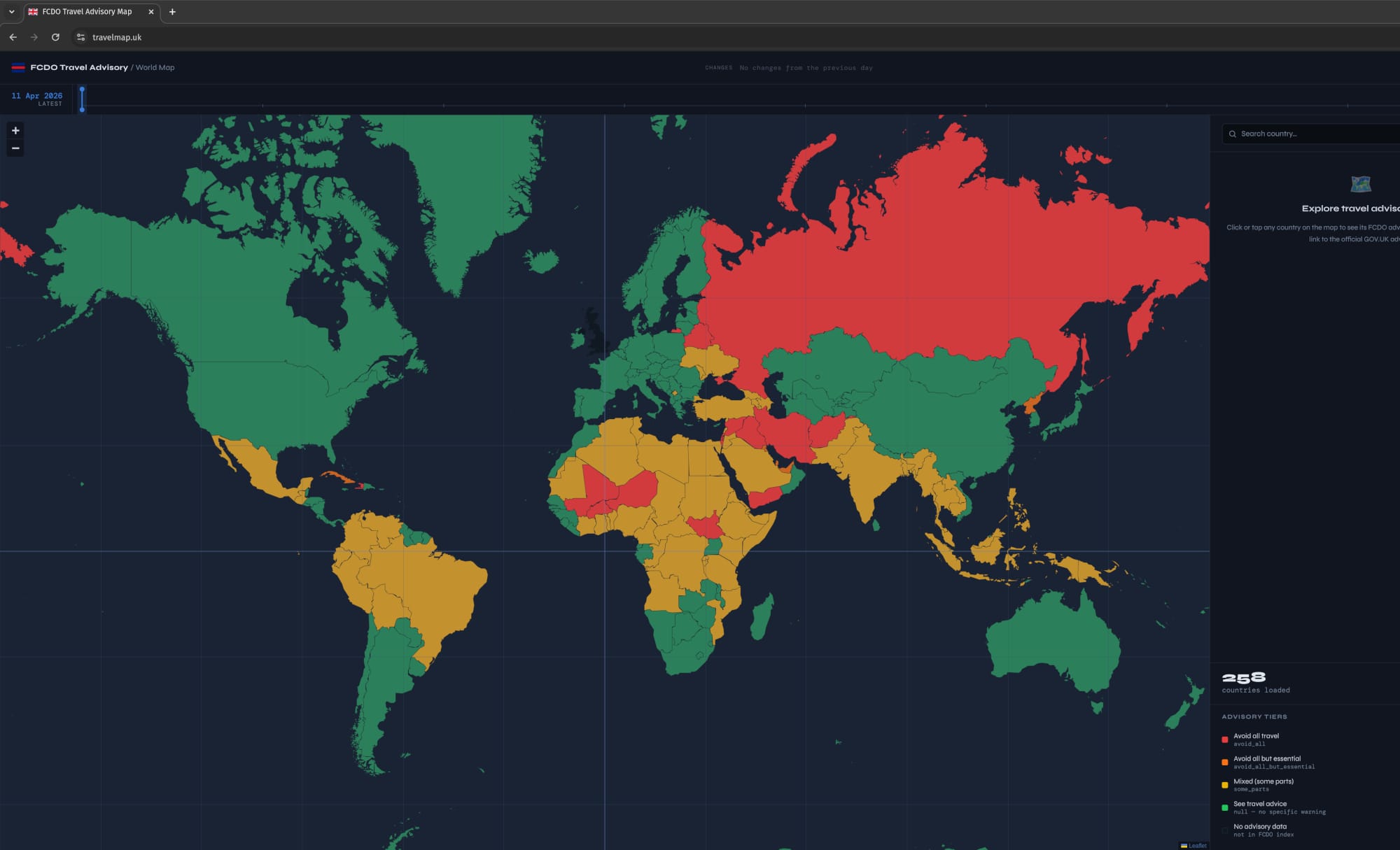 I Built a Map That Shows Which Countries Are Currently on Fire (Metaphorically Speaking)